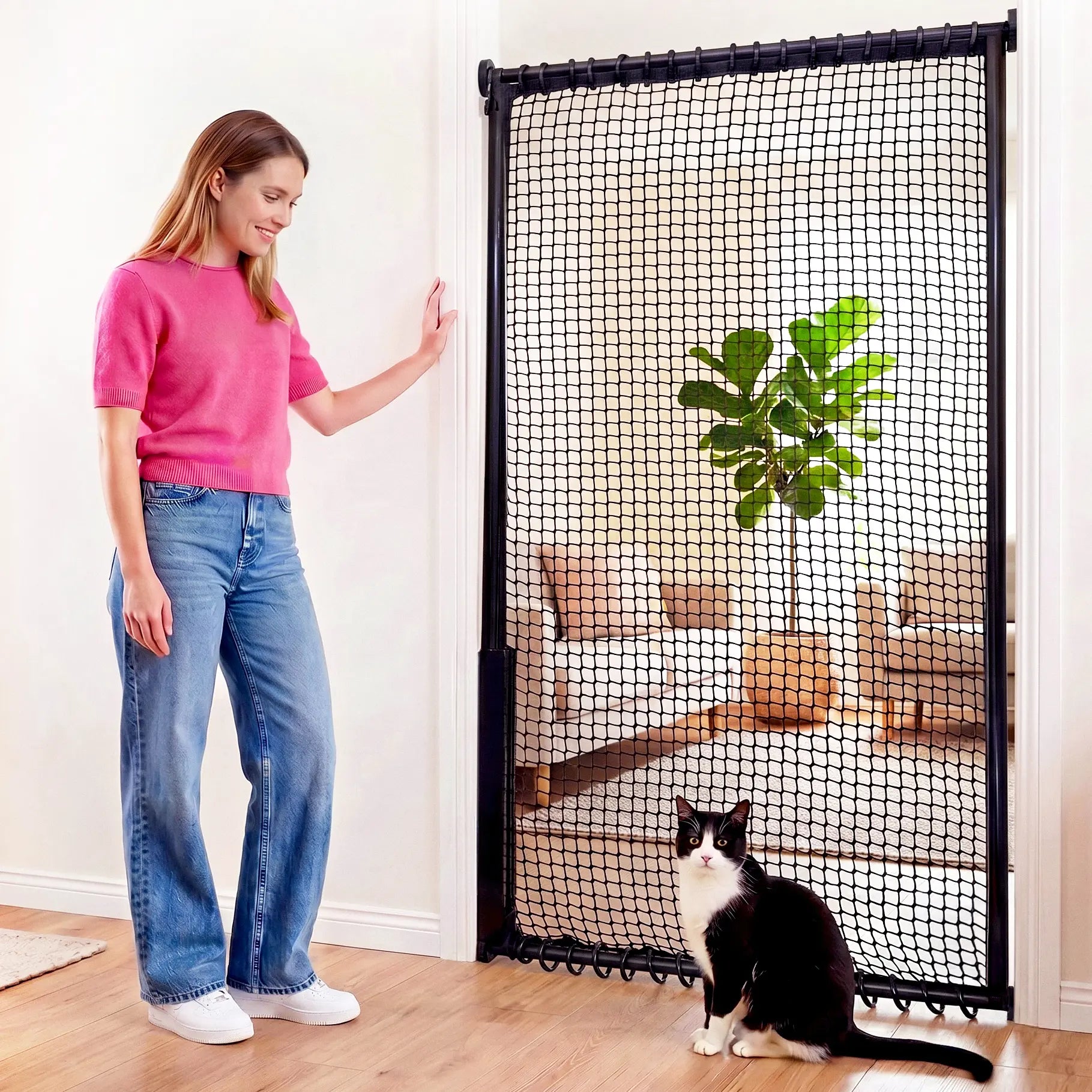 72" Extra-Tall Cat Gate